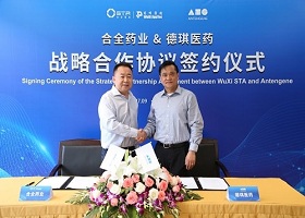 WuXi STA and Antengene Sign Dev nd Manufacturing Agreement 