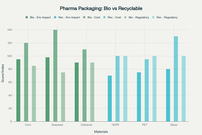 Biodegradable vs Recyclable Pharmaceutical Packaging Materials Comparison