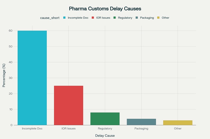 Primary Causes of Pharmaceutical Customs Delays - Analysis of delay factors in international drug shipments