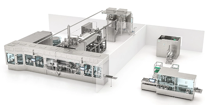 Seamlessly-integrated-vial-fill-finish-line-from-Syntegon