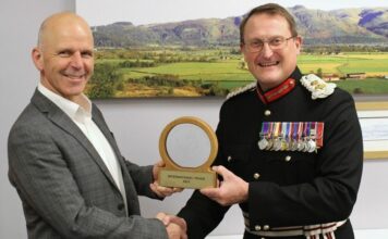 Symbiosis Formally Presented with Prestigious King’s Award by Lord Lieutenant of Stirling and Falkirk Symbiosis Kings Award for Enterprise