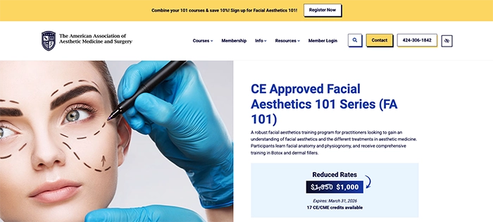 Facial Aesthetics 101 Series