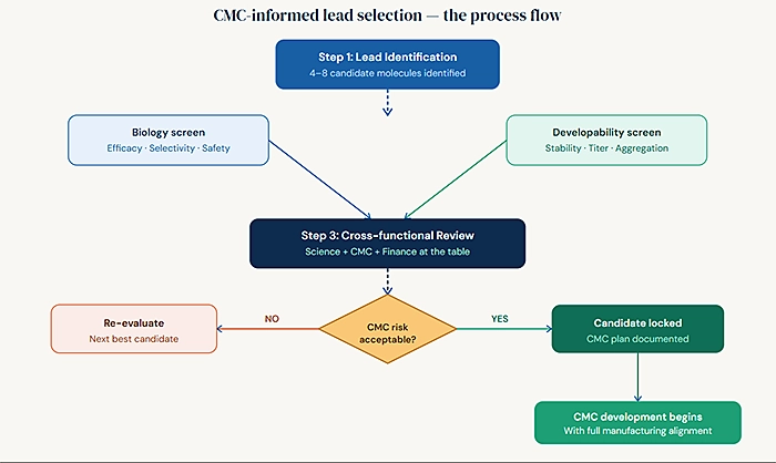 CMC informed lead selection the process flow