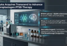 Transcend Acquisition Advances Otsuka Neuroplastogen Focus Transcend acquisition