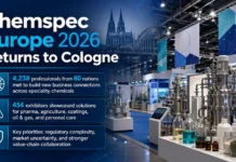 Chemspec Europe 2026 Draws Global Industry Participation Chemspec Europe