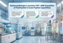 Samsung Biologics Launches CHF 1.46B Acquisition of PolyPeptide to Scale Peptide Capabilities Samsung Biologics Launches CHF 1.46B Acquisition of PolyPeptide to Scale Peptide Capabilities