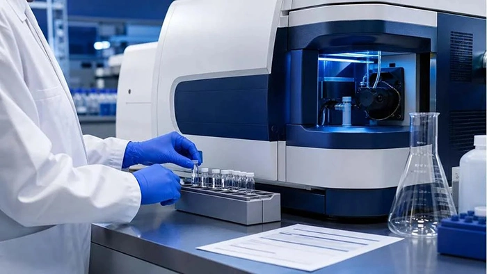 Trace-metal analysis and batch quality-control testing.