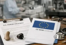 Why FDA 510(k) Clearance and EU CE MDR Certification Should Anchor Your Hearing Aid Sourcing Strategy Why FDA 510(k) Clearance and EU CE MDR Certification Should Anchor Your Hearing Aid Sourcing Strategy