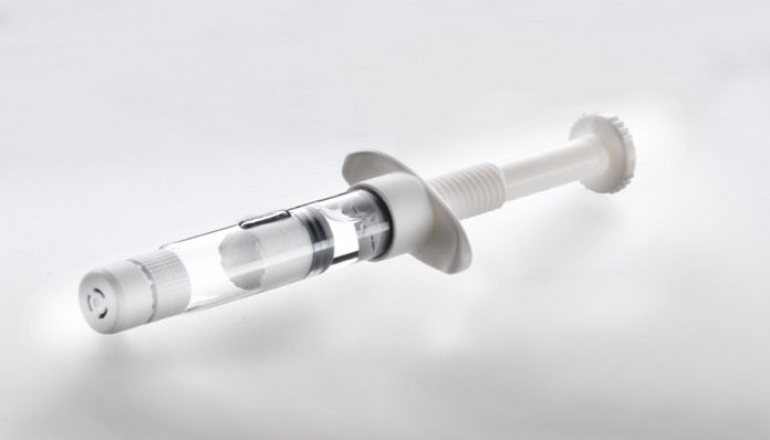 Dual chamber syringe vetter