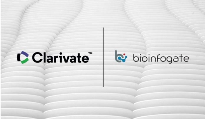 Clarivate Acquires Bioinfogate, Reinforcing Position as Premier Provider of End-to-End Research Intelligence Solutions for Life Sciences