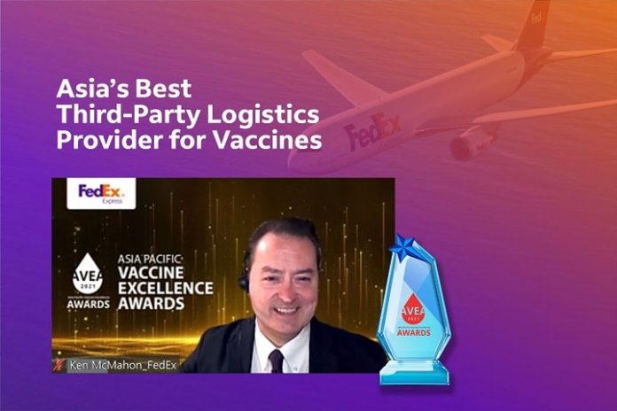 FedEx Express Named Asia's Best Third-Party Logistics for Vaccine at the Asia Pacific Vaccine Excellence Awards 2021
