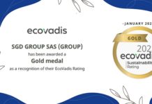 SGD Pharma achieves prestigious gold EcoVadis Sustainability Rating