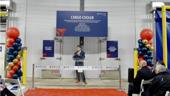 Delta Cargo's unveils largest cooler facility at JFK Delta Cargo's unveils largest cooler facility at JFK