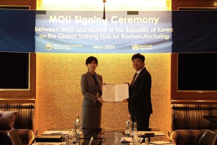 WHO & Republic of Korea Tie-Up For Biomanufacturing Training