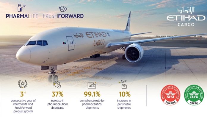 Etihad Cargo continues strong cool chain product growth trajectory