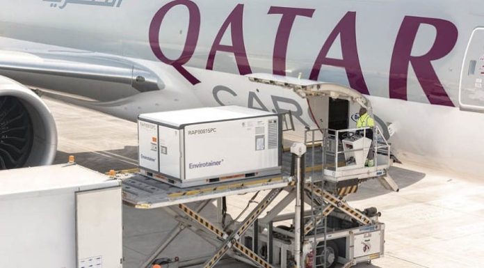 Qatar Airways Cargo Offers its Customers Envirotainers Innovative Releye RLP containerfor Pharma Transport