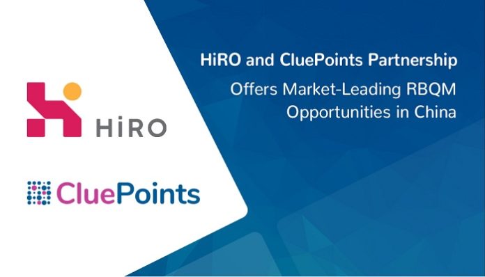 HiRO and CluePoints Partnership Offers Market-Leading RBQM Opportunities in China