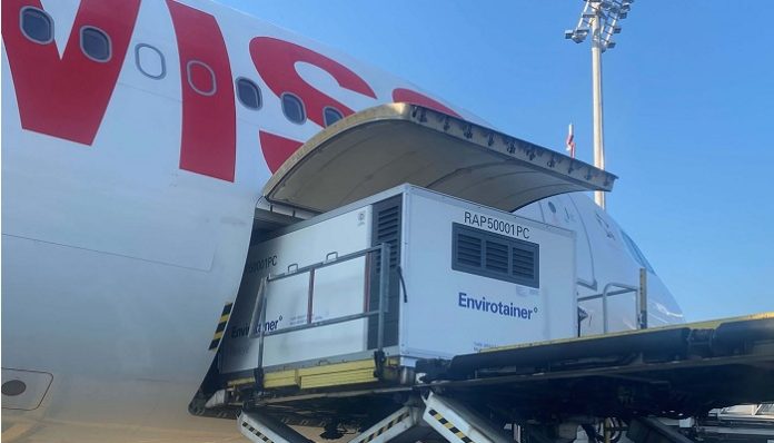 Envirotainer and Swiss WorldCargo complete the first commercial shipment using the new Releye RAP