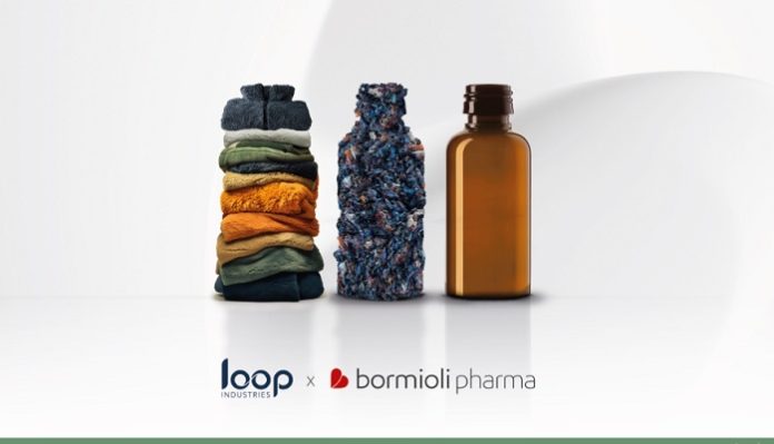Bormioli Pharma and Loop Industries unveil an innovative pharma packaging bottle manufactured with 100% recycled virgin quality Loop PET resin at Pharmapack 2024